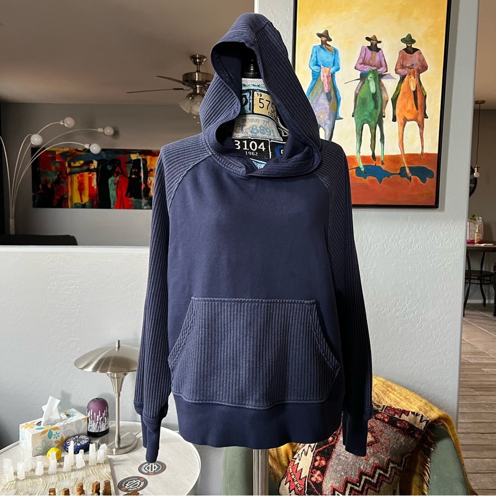 Aerie waffle knit hoodie